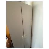 Two White Storage Cabinets--Pictured Separately