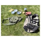 Camping Gear with Mess Kit, Coffeepot and