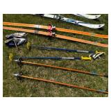 Skis and Ski Poles by Aneissl, Eggen, Kerma, Janoy & Sixe 39 Nordpol Shoes
