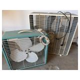Two Metal Fans