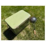 Vintage Thermos Cooler & Campfire Popcorn Popper