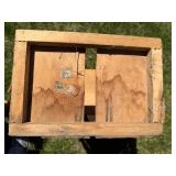 Wooden Crates & Grape Vine Wreath