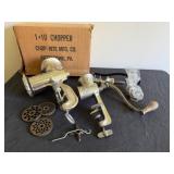 Chop-Rite Mfg. & Universal Meat Choppers