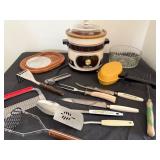 Classic Crockpot & Other Vintage Kitchen Items & Utensils