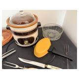 Classic Crockpot & Other Vintage Kitchen Items & Utensils