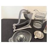 Vintage Juicers, Pitcher & Glass Collection