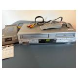 Sansui VCR & DVD Player Plus VHS Tape Rewinder