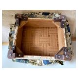 Comfortable Upholstered Chair with Foot Stool