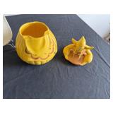 Fabulous Red Wing Cookie Jar and Plate