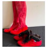 These Boots Are Made For Walking! Red GoGo and Short