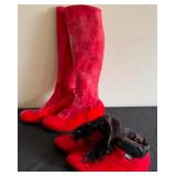 These Boots Are Made For Walking! Red GoGo and Short