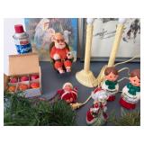 Great Holiday Collection that includes Snow Picture, Choir Boy Candles, Garland, Brass Tree Candlestick and More