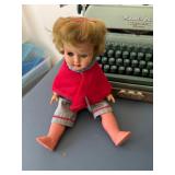 Collection with Typewriter, Marbles, Pet Dog & Shelves