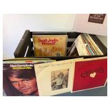 Variety of Albums in the Old Fashion College Storage Crate