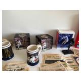 1991 Twins World Series Memorabilia from Jack Morris Statue, Decorative Mugs, Videos, Newspapers.  Lots of great treasures!