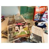 1987 World Series Championship Memorabilia including Hats, Pocket Schedule, Newspapers, Poster, etc.
