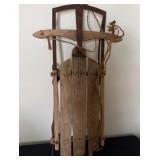 Wooden Sled From The Past