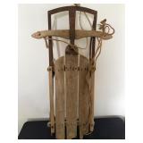 Wooden Sled From The Past