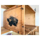 Wooden Shipping Crate With No Lid