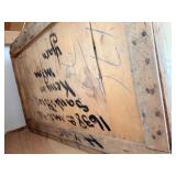 Wooden Shipping Crate With No Lid