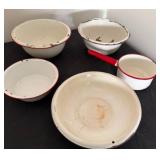 Used Enamel Ware Pieces