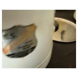 Enamel Ware Cookware with 3 Sizes of Pots, A Coffee Pot & Decorative Tray