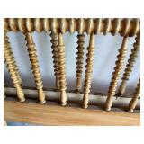 Wooden Spindle Full Size Bed Frame With Head & Board and Side Rails