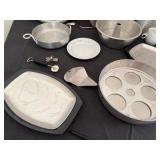 Metal Cooking Lot With Pots & Thermos