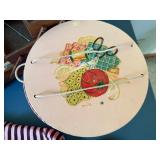 Unique Sewing Basket and Sewing Wooden Box and Knitting Needle Carrier