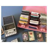Love That Music! Cassette Tapes With Cases and Player