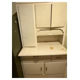 Antique Kitchen Cabinet with Metal Bread Drawer