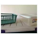 Oversized Bin With Wheels and Extra Storage Containers