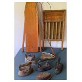 Laundry Collection from the Past with Cute Child