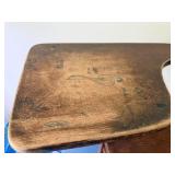 Vintage School House Collection with Student Desk, Washboard Bulletin Board, Cheerleader Megaphone &Handcrafted Stool