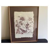 Stunning Art by D Vang Volcano Hawaii 1973