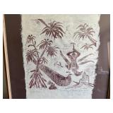 Stunning Art by D Vang Volcano Hawaii 1973