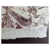 Stunning Art by D Vang Volcano Hawaii 1973