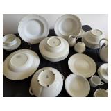 White China Collection Made by H&G Heinrich Bavaria Germany and Royal Ironstone China by Johnson Bros England