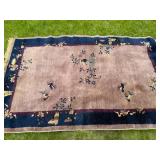 Beautiful Oriental Designed Peking or Ningxia Rug that has been Hand-Knotted
