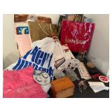 Crazy Lot of Name Brand Items! Vintage Phillips 66 Sundry Oil Co Metal Grabber from Wananingo, MN, #M, Mickey Mouse, A&W, Dakota Elec, Outdoor Thermometer, etc and Many Current & Out of Business Shopp