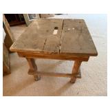 Handcrafted Bench Table