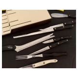 Cutco Knife Collection & Glass Cutting Board