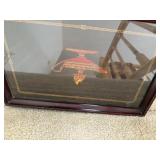 Blue, Yellow and Gold Vintage Glassware Lot