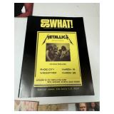 Metallica Framed Photo & Rock Magazines