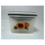 Vintage Floral Tupperware