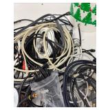 Large Lot of Wires & A Bucket