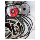 Large Lot of Wires & A Bucket