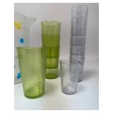 Plastic Disney Mickey Mouse Ears Icon Pitcher & Cups