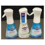 Set of 3 Clorox Cleaning Products: Ultra Foamer and Disinfecting Mist
