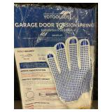 Garage Door Torsion Spring Kit with Gloves